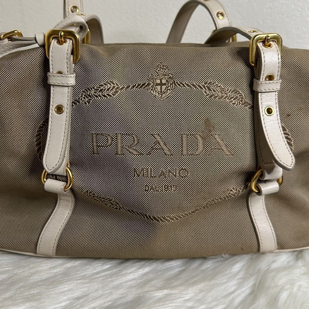 💯Authentic Prada Canapa Logo Handbag🍀 - Picture 13 of 17